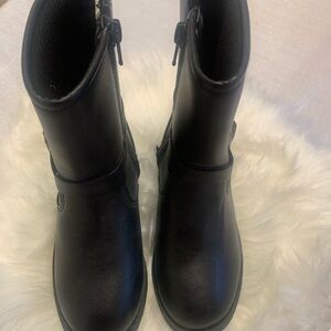 Carter's Black Kids Zip-Up Mid-Calf Boots